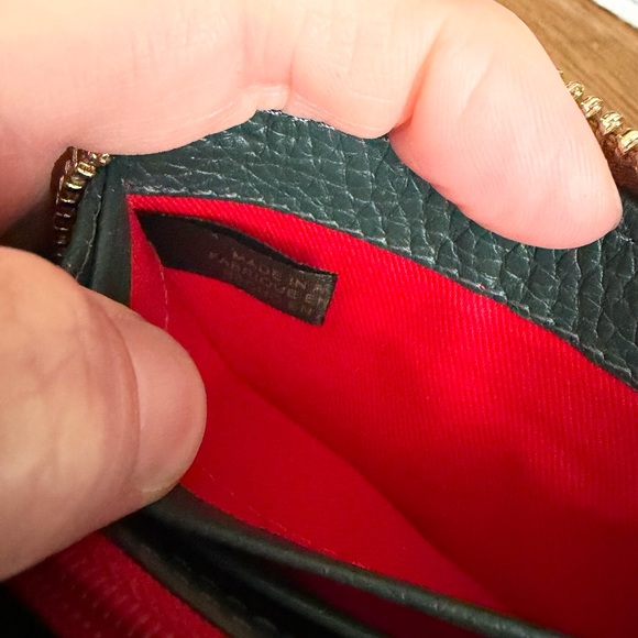 Dooney & Bourke Forest Green Leather Wallet - Picture 5 of 5